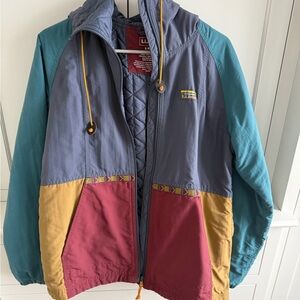 L.L. Bean Gray Quilted Jacket